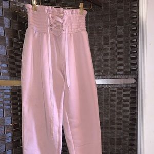 Pink sweatpants